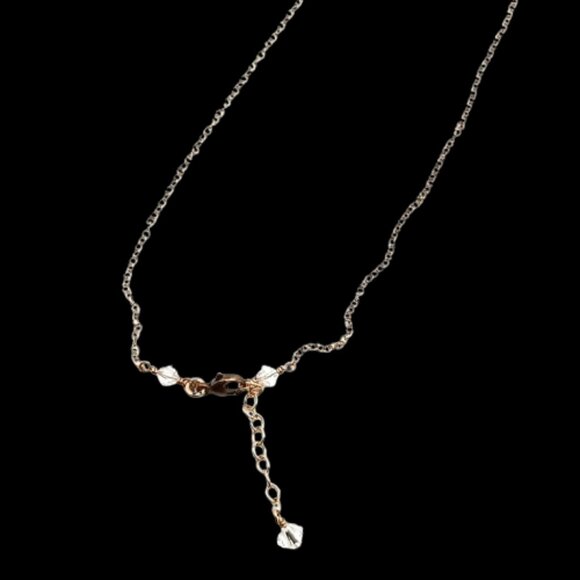 Dainty Rose Gold-toned Teardrop Pendant Necklace NWOT - Picture 6 of 16